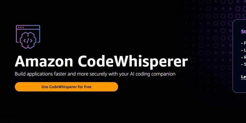 亚马逊推出AI编程助手 CodeWhisperer：对个人用户免费，提供不限量的代码建议