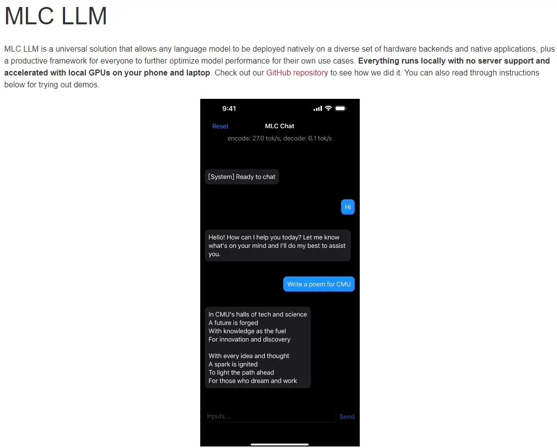 不需要高端显卡！开源 AI 大语言模型「MLC LLM」，无需联网且老电脑、iPhone 都能无压力运行