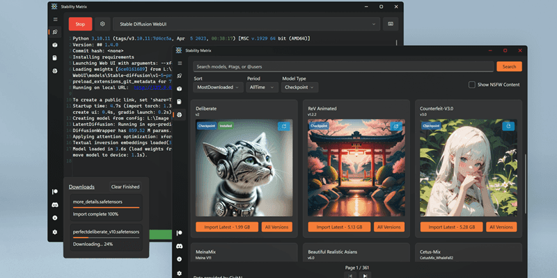 频繁切换太麻烦？整合AI绘画应用「Stability Matrix 」，支持一键安装Automatic 1111、Comfy UI、SD.Next (Vladmandic)、VoltaML、InvokeAI 和 Fooocus