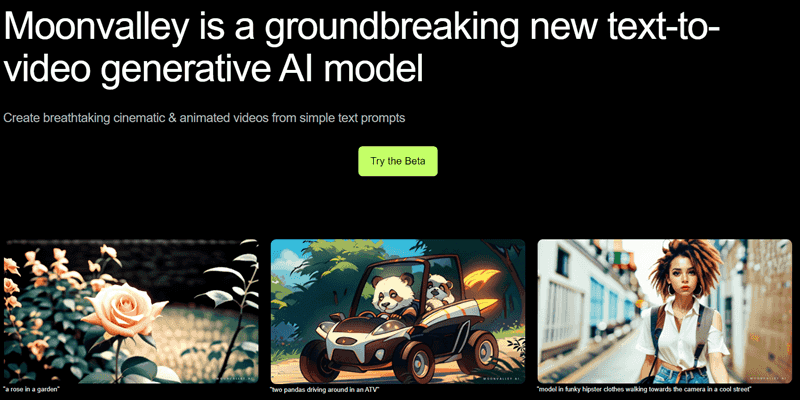 利用 AI 生成令人惊叹的视频！AI视频生成工具「Moonvalley」已上架Discord进行免费测试