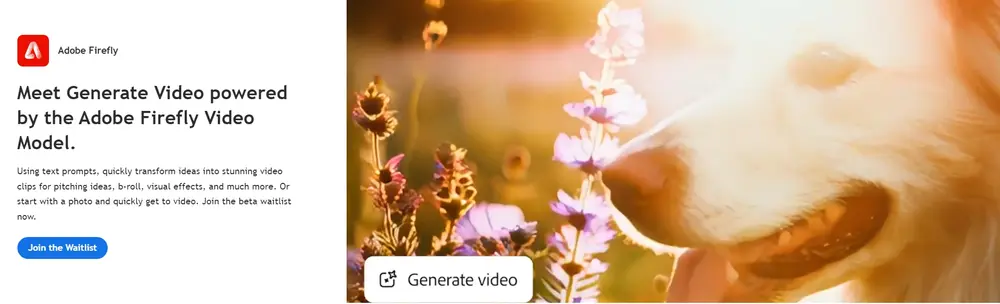 Adobe邀请您体验Firefly最新的视频生成功能