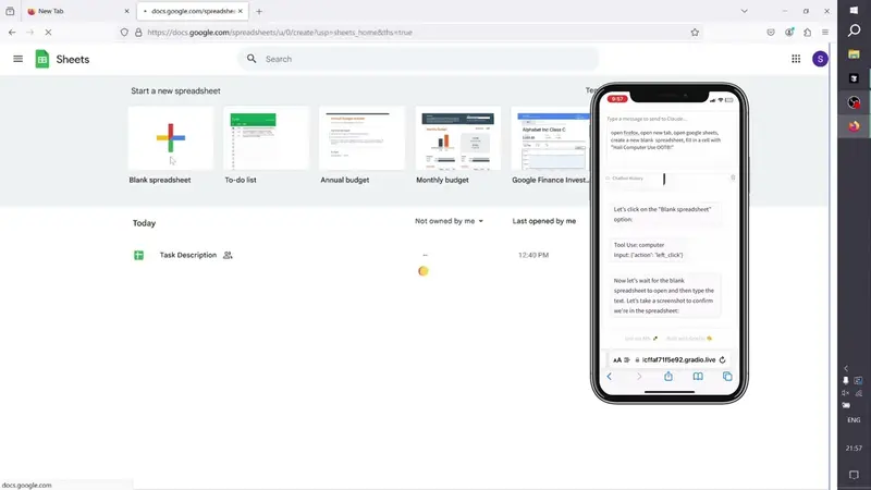 Claude 3.5 Computer Use 功能的初步探索与案例研究